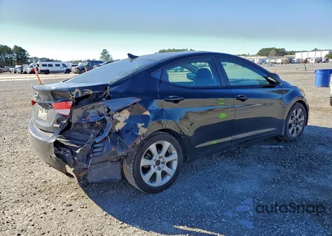 2012 Hyundai Elantra Gls из США, поврежденный, VIN KMHDH4AEXCU308460